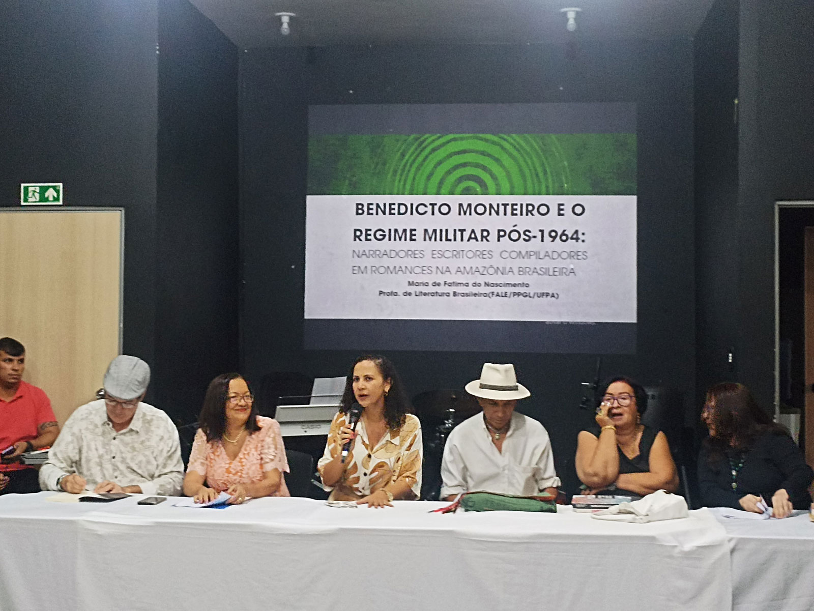 Cerimônia de Abertura do Ano de Centenário de Nascimento do Escritor Paraense Benedicto Monteiro<br>Título da comunicação: Benedicto Monteiro e o regime militar pós-1964: narradores escritores compiladores em romances na Amazônia Brasileira